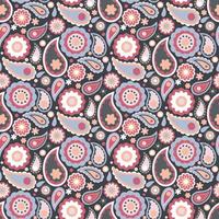 paisley seamless pattern vector