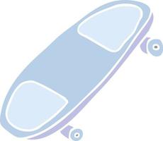 patineta de garabato de dibujos animados vector