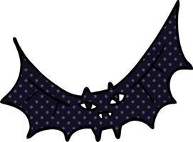cartoon doodle bat vector