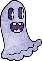 cartoon doodle spooky ghost vector