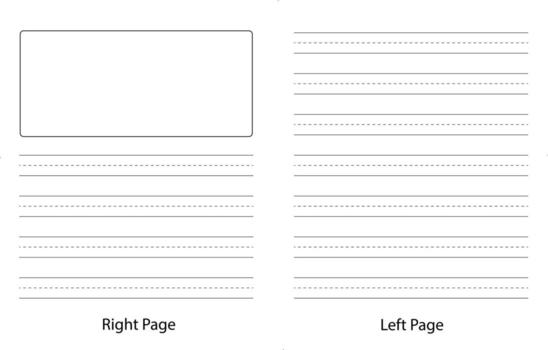 Primary notebook pages, Paper grid background vector eps10.