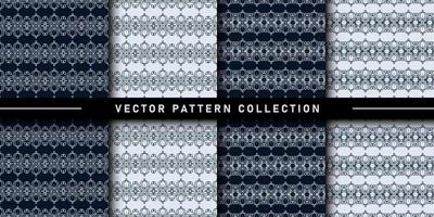 Set of floral pattern collection vector