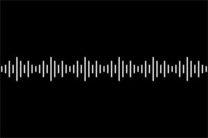 Sound Wave Music Volume Icon Symbol for Logo, Apps, Pictogram, Website or Graphic Design Element. Vector Illustration