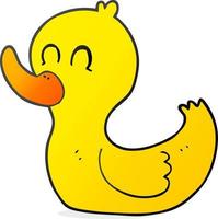 cartoon cute duck vector