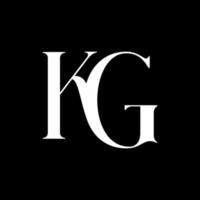 Initial Letter KG Logo Vector Free Vector Template