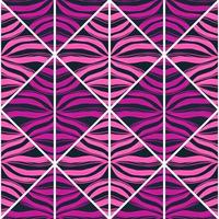 patrón sin costuras de mosaico de follaje contorneado. azulejo abstracto de hojas de palma. vector