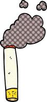 cartoon doodle cigarette vector