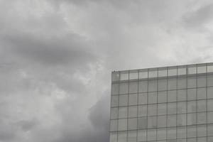 Corner of a building details of tall buildings over 20 stories photo