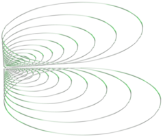 satz von trendigen geometrischen formen, etiketten und rahmen, gitter, drahtgitter, kreisgestaltungselemente. Farbverlauf blau, abstrakte Formen mit chromrealistischem 3D-Effekt. retro futuristisches geometrisches gestaltungselement png