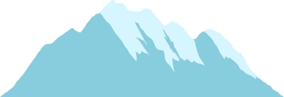 montanha de neve png