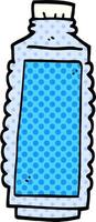 cartoon doodle water bottle vector