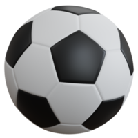 football de rendu 3d isolé png