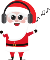 schattig grappig de kerstman claus png