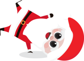 schattig grappig de kerstman claus png