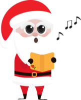 süßer lustiger weihnachtsmann png