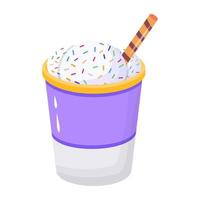 Check this colorful flat icon of ice cream vector