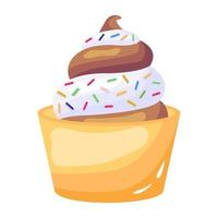 Check this colorful flat icon of ice cream vector