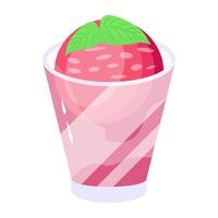 Check this colorful flat icon of ice cream vector