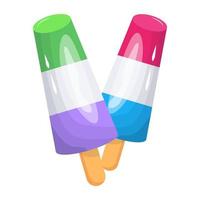 Check this colorful flat icon of ice cream vector