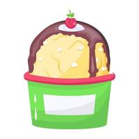 Check this colorful flat icon of ice cream vector