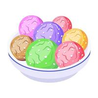 Check this colorful flat icon of ice cream vector