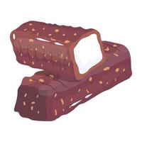 Grab this amazing flat icon of chocolate vector