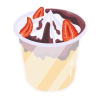 Check this colorful flat icon of ice cream vector