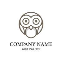 owl logo and symbol vector