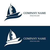 velero, logotipo, y, símbolo, vector