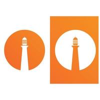 creative lighthouse logo template icon image vector