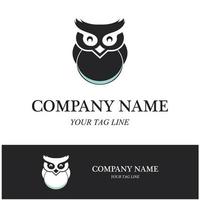 owl logo and symbol vector