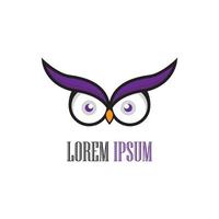 owl logo and symbol vector