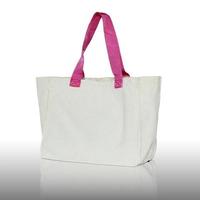 fabric bag on white background photo