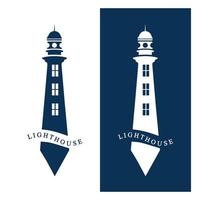 creative lighthouse logo template icon image vector