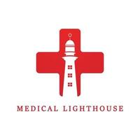 creative lighthouse logo template icon image vector