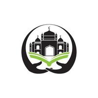 mosque logo and symbol vector