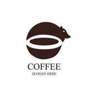 Coffee cup Logo Template vector