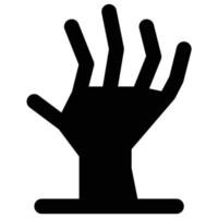 zombie hand icon, halloween Theme vector