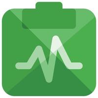 medical report icon, Health Theme vector
