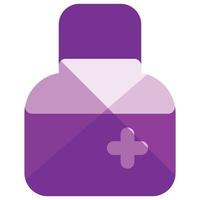 pill bottle icon, Health Theme vector