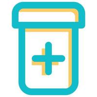 medicine jar icon, Health Theme vector