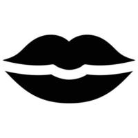 lips icon, father's day Theme vector