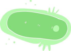 flat color style cartoon amoeba vector