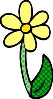 cartoon doodle spring flower vector
