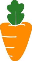 cartoon doodle healthy carrot vector