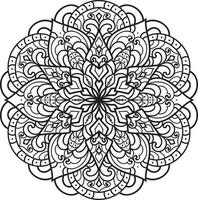 Outline Mandala Vector