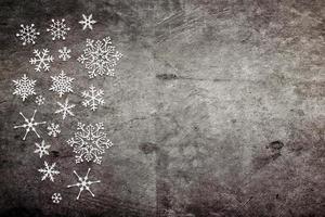 Snow stone background. Background with snowflake, Christmas celebration concept. photo