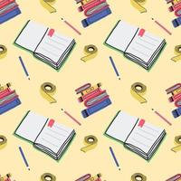 stationery elements pattern design vector
