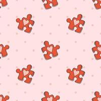 cute handraw valentine items pattern design vector
