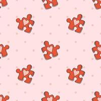 cute handraw valentine items pattern design vector